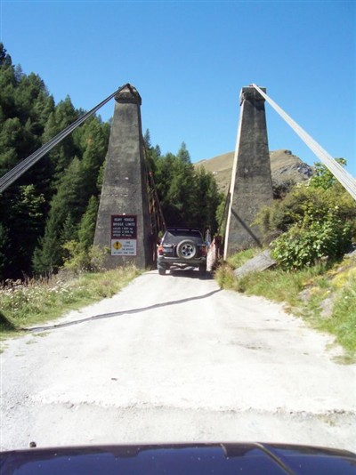 Bridge to Shotover Village