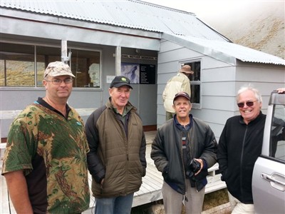 Awakino Ski field and Tin Hut - pix by Bill Barclay