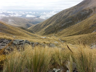 Awakino Ski field and Tin Hut - pix by Bill Barclay